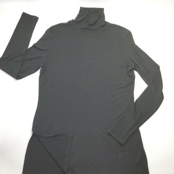 Athleta Threadlight Turtleneck Tunic Women's Size XS Lightweight Knit Olive - Picture 6 of 9